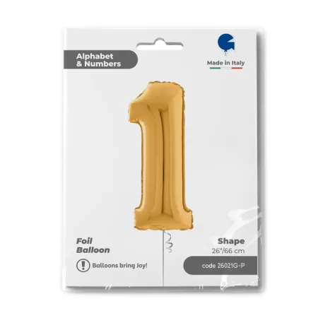 NUMERO 1 ORO cm.66 SALVA ELIO