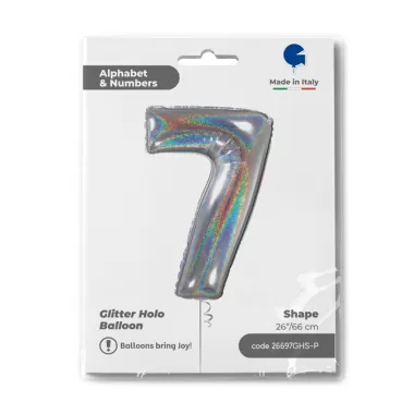 Number 7 Rose Gold cm.66