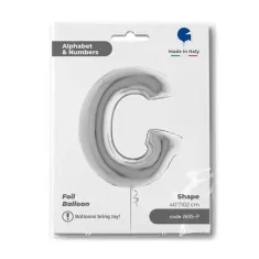 LETTERA  G ARGENTO cm.102 2