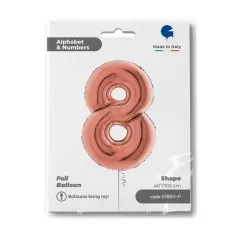 NUMERO 8 ROSE GOLD cm.102