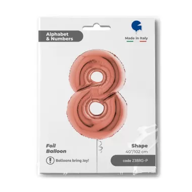 NUMERO 8 ROSE GOLD cm.102