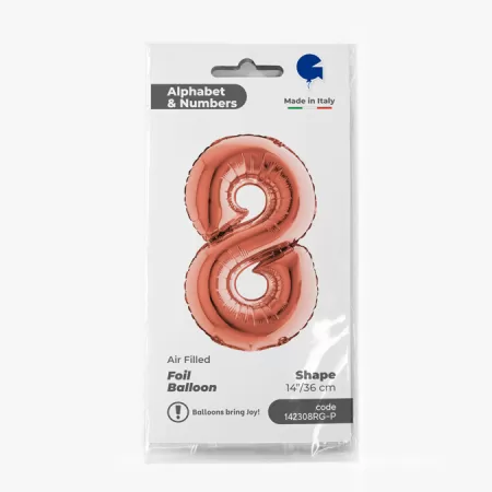 NUMERO 8 ROSE GOLD cm.35