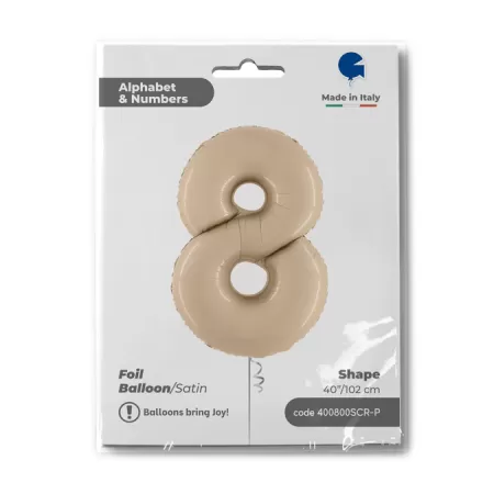 NUMERO 8 SATIN CREAM cm.102