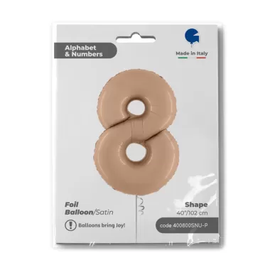 NUMERO 8 SATIN NUDE cm.102