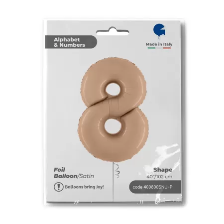 NUMERO 8 SATIN NUDE cm.102