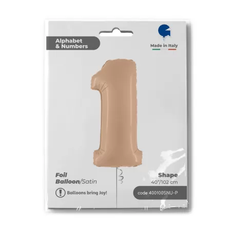 NUMERO 1 SATIN NUDE cm.102