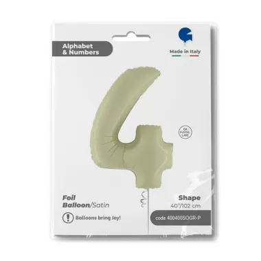 NUMERO 4 VERDE OLIVA cm.102