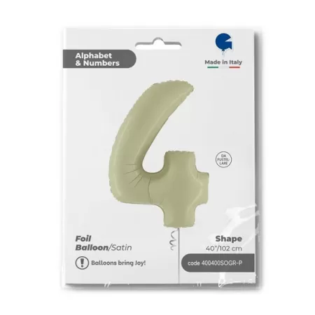 NUMERO 4 VERDE OLIVA cm.102