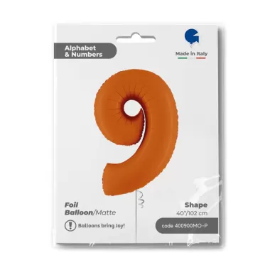 NUMERO 9 ARANCIO cm.102