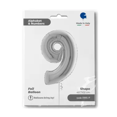 NUMERO 9 ARGENTO cm.102