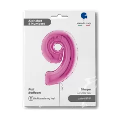 NUMERO 9 FUXIA cm.102