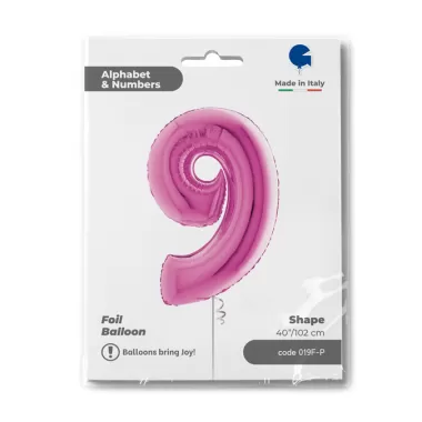 NUMERO 9 FUXIA cm.102