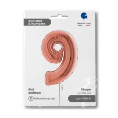 NUMERO 9 ROSE GOLD cm.102