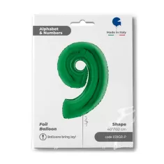 NUMERO 9 VERDE cm.102