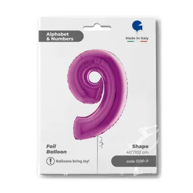 NUMERO 9 VIOLA cm.102