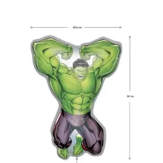 PALLONCINO FOIL CM 68.5X86 HULK CHARACTER SHAPE