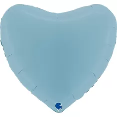 SS 36" CUORE MATTE CELESTE