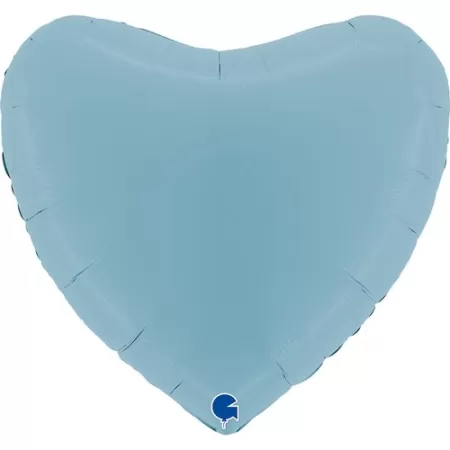 SS 36" CUORE MATTE CELESTE