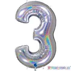 MYLAR 100 ARGENTO HOLO 3