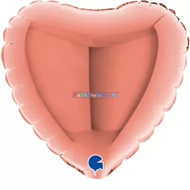 MICRO SHAPE CUORE ROSA GOLD pz.5