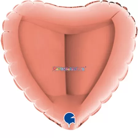 MICRO SHAPE CUORE ROSA GOLD pz.5