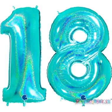 MYLAR 100 TIFFANY HOLO 18