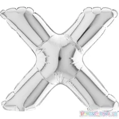 MYLAR 17  SILVER LETTERA  X  pz.5 2