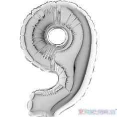 MYLAR 17 ARGENTO  9  pz.5 2