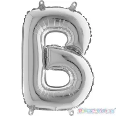 MYLAR 35  SILVER LETTERA  B  pz.3 2