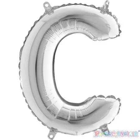 MYLAR 35  SILVER LETTERA  C  pz.3