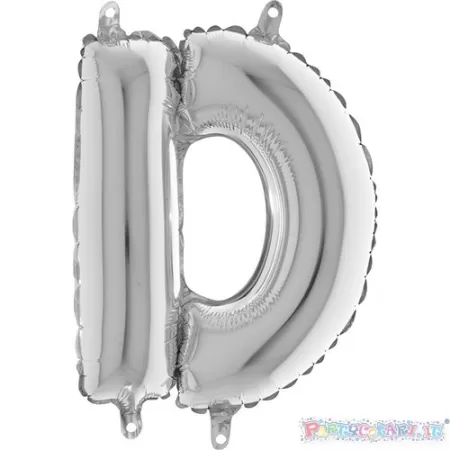 MYLAR 35  SILVER LETTERA  D  pz.3
