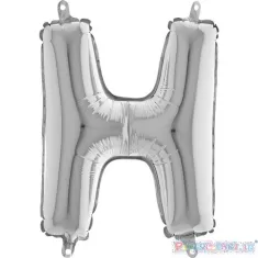 MYLAR 35  SILVER LETTERA  H  pz.3 2