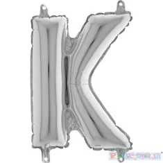 MYLAR 35  SILVER LETTERA  K  pz.3 2