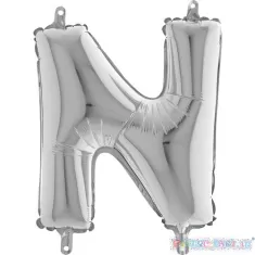 MYLAR 35  SILVER LETTERA  N  pz.3 2
