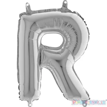 MYLAR 35  SILVER LETTERA  R  pz.3