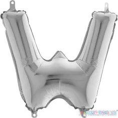 MYLAR 35  SILVER LETTERA  W  pz.3 2