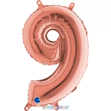 MYLAR 35 ROSE GOLD  9  pz.3