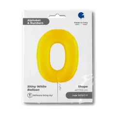 NUMERO 0 GIALLO cm.102