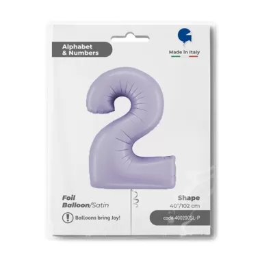 NUMERO 2 LILLA cm.102