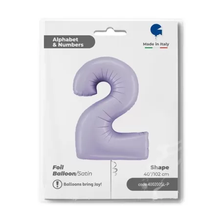 NUMERO 2 LILLA cm.102