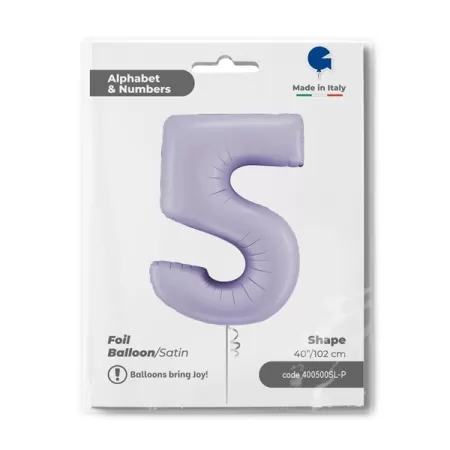 NUMERO 5 LILLA cm.102