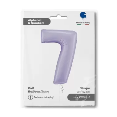 NUMERO 7 LILLA cm.102