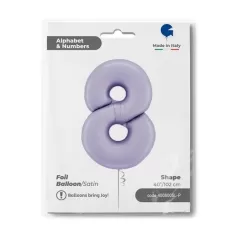 NUMERO 8 LILLA cm.102