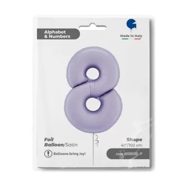 NUMERO 8 LILLA cm.102