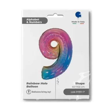 NUMERO 9 RAINBOW cm.102