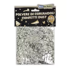 POLVERE DI CORIANDOLI ARGENTO 50g