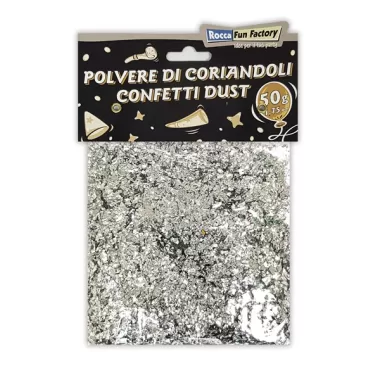 POLVERE DI CORIANDOLI ARGENTO 50g
