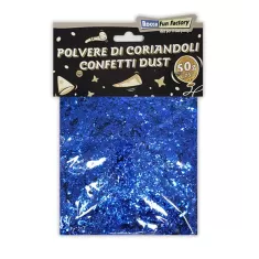 POLVERE DI CORIANDOLI BLU  50g