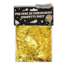 POLVERE DI CORIANDOLI ORO 50g