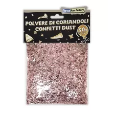 POLVERE DI CORIANDOLI ROSA GOLD 50g